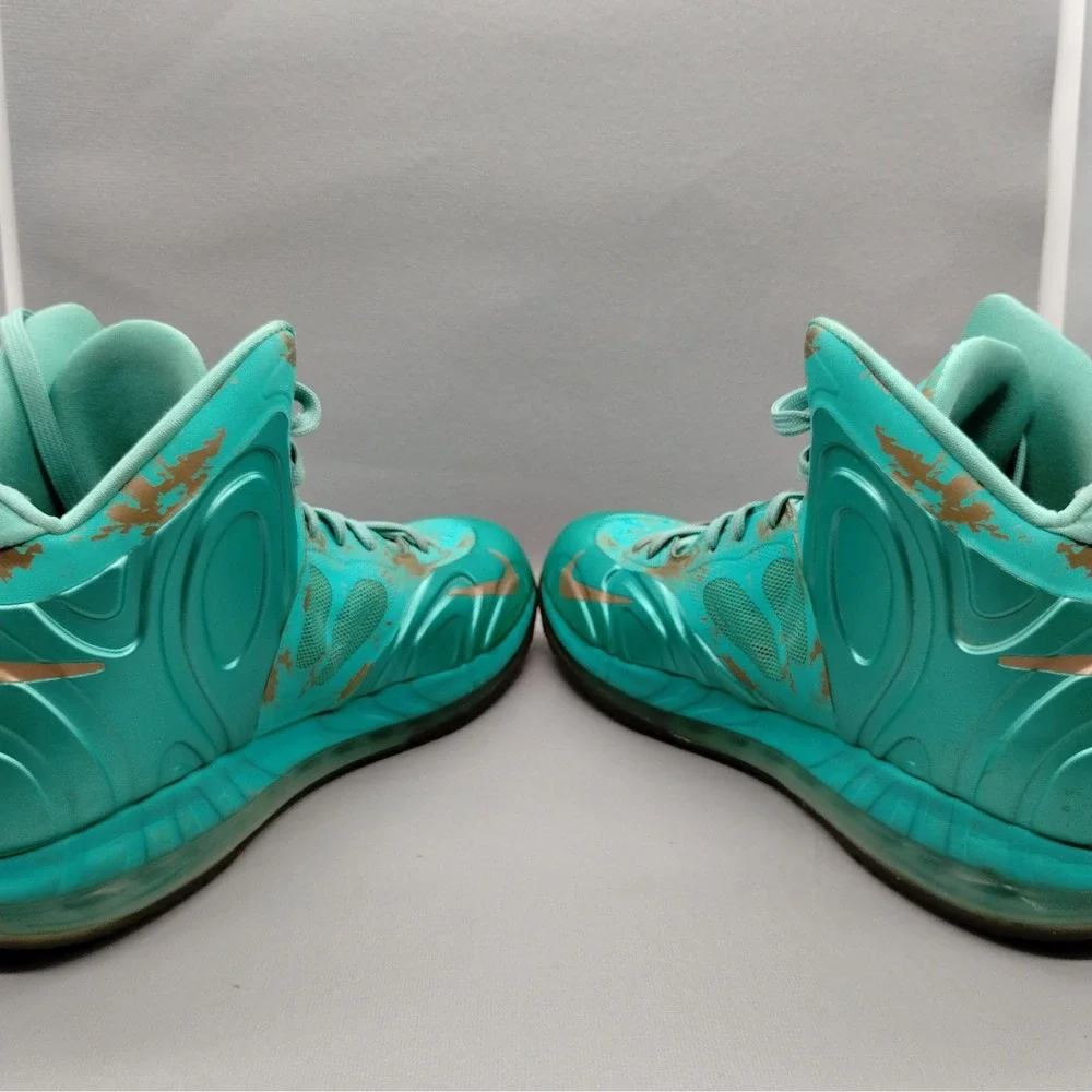 Nike Air Max Hyperposite Statue of Liberty New Green Copper 524862-301 Mens 11